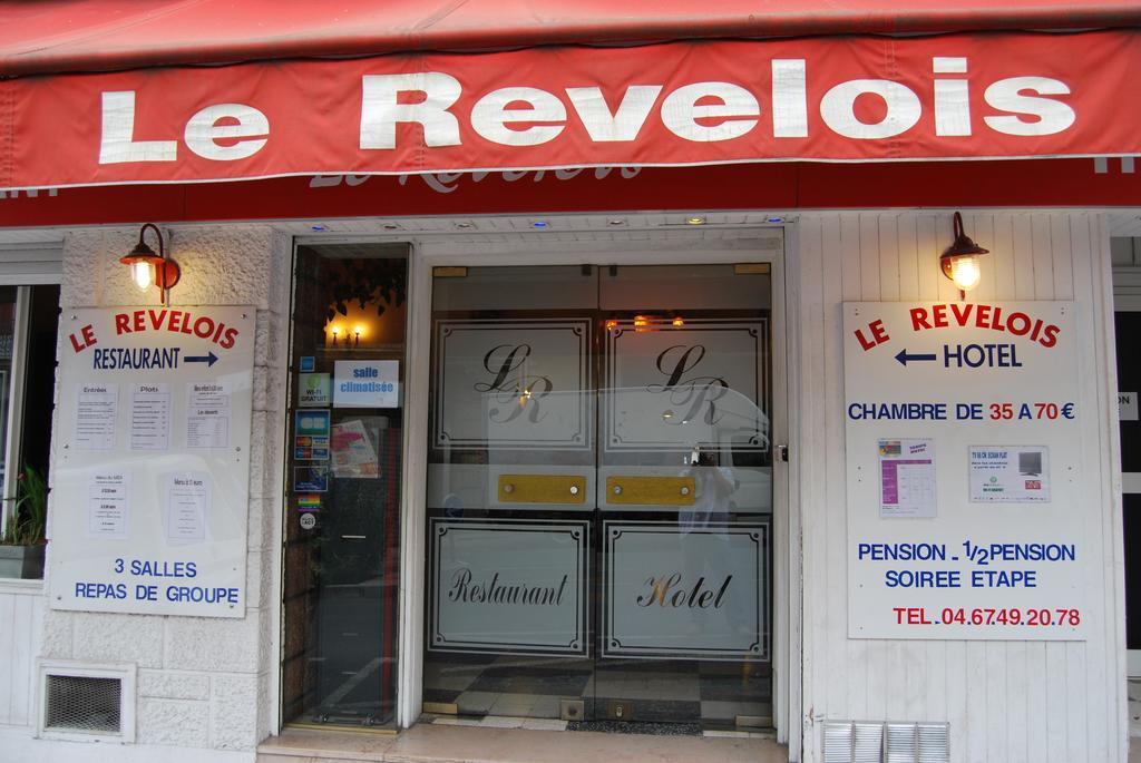 Le Revelois Restaurant Hotel Beziers Exterior photo